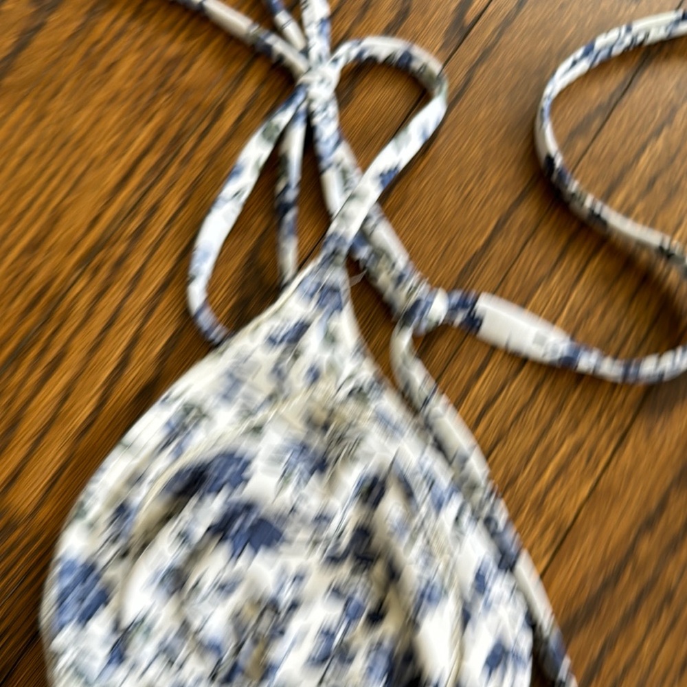 Abercrombie & Fitch Blue Floral Bikini - Picture 9 of 9